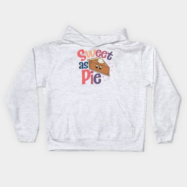 Sweet as Pie Kids Hoodie by Zunza.Art